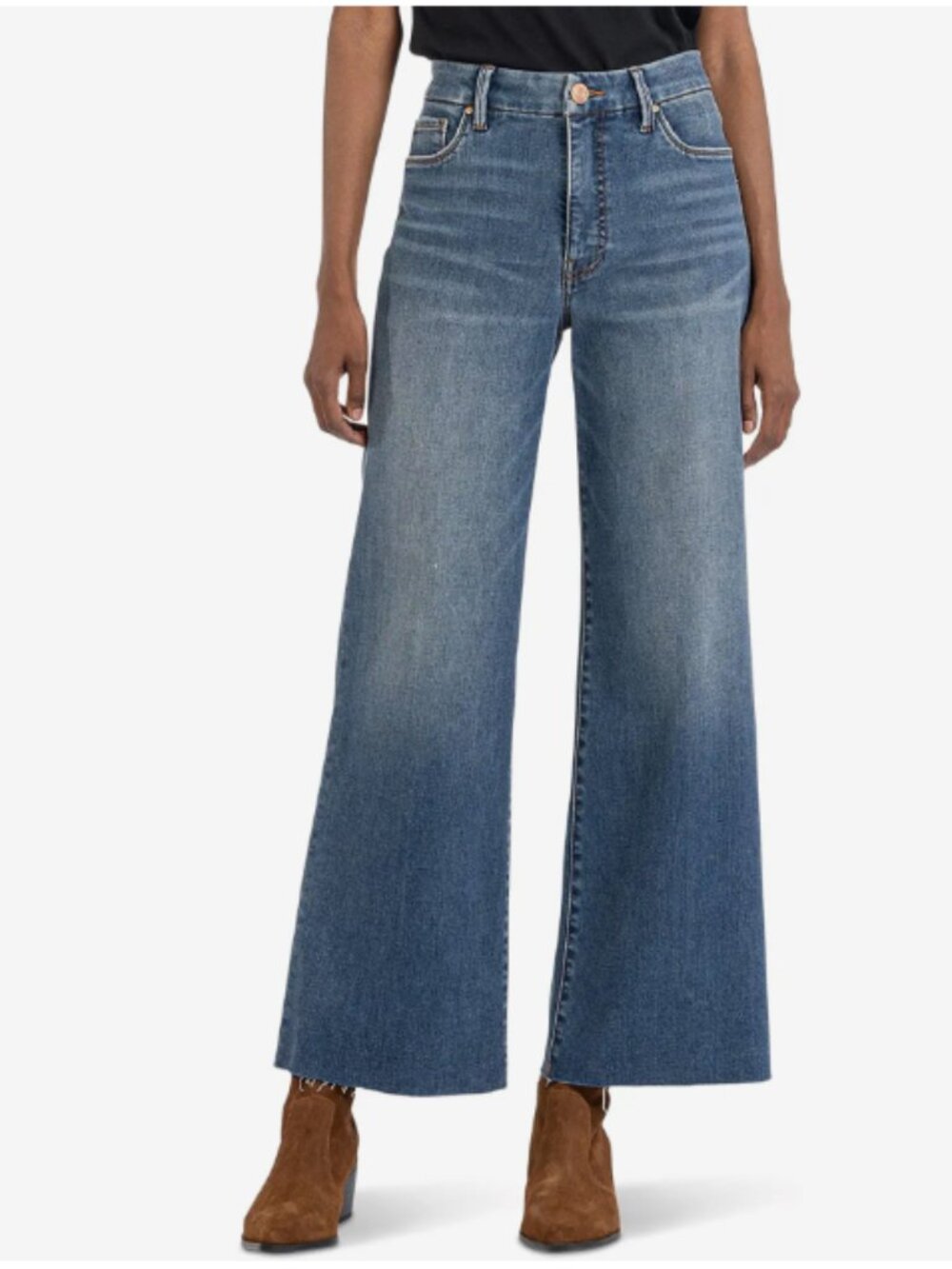 Kut from the Kloth Medium Wash wide leg Jeans